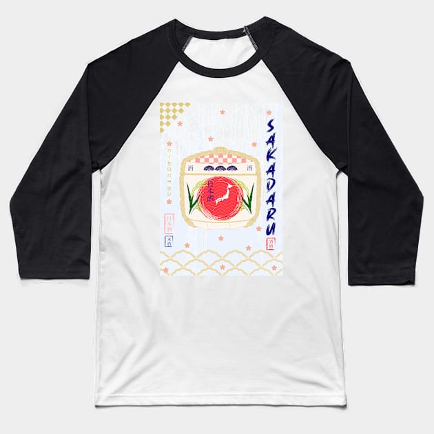 Sakadaru Baseball T-Shirt by Wimido